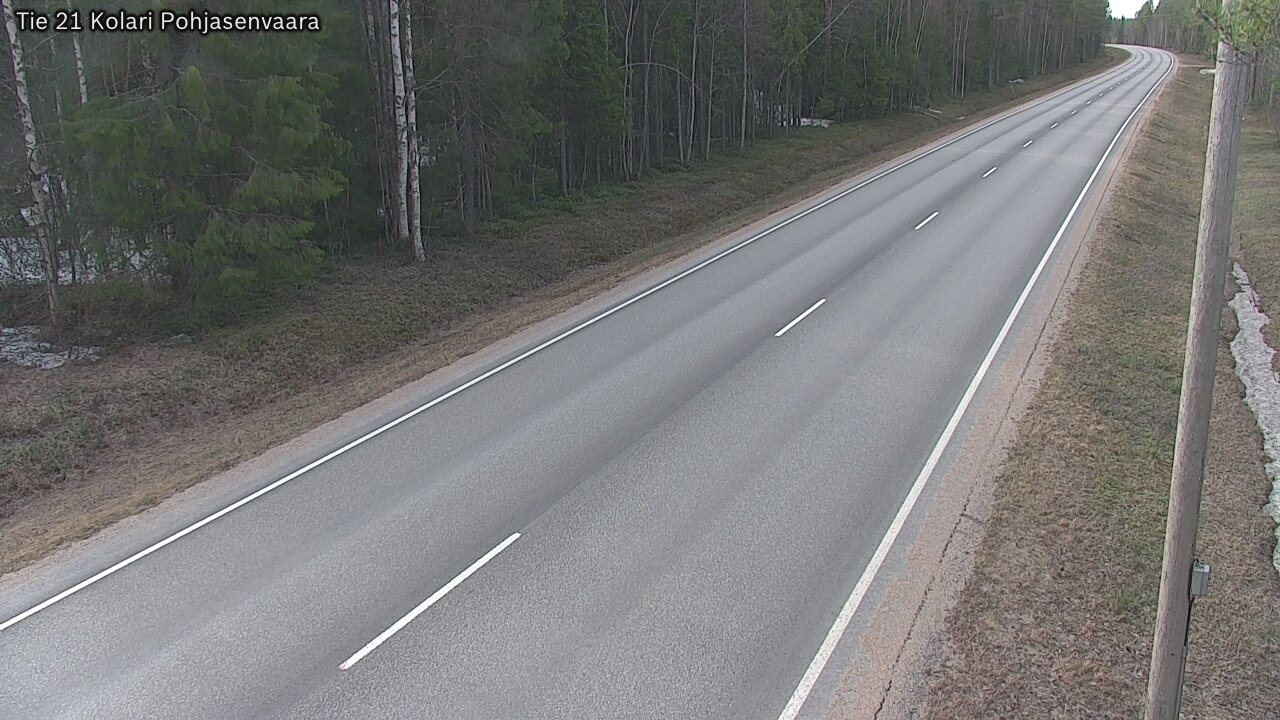 Weather Camera Image Road 21 Kolari, Pohjasenvaara, Kolari, Lappi