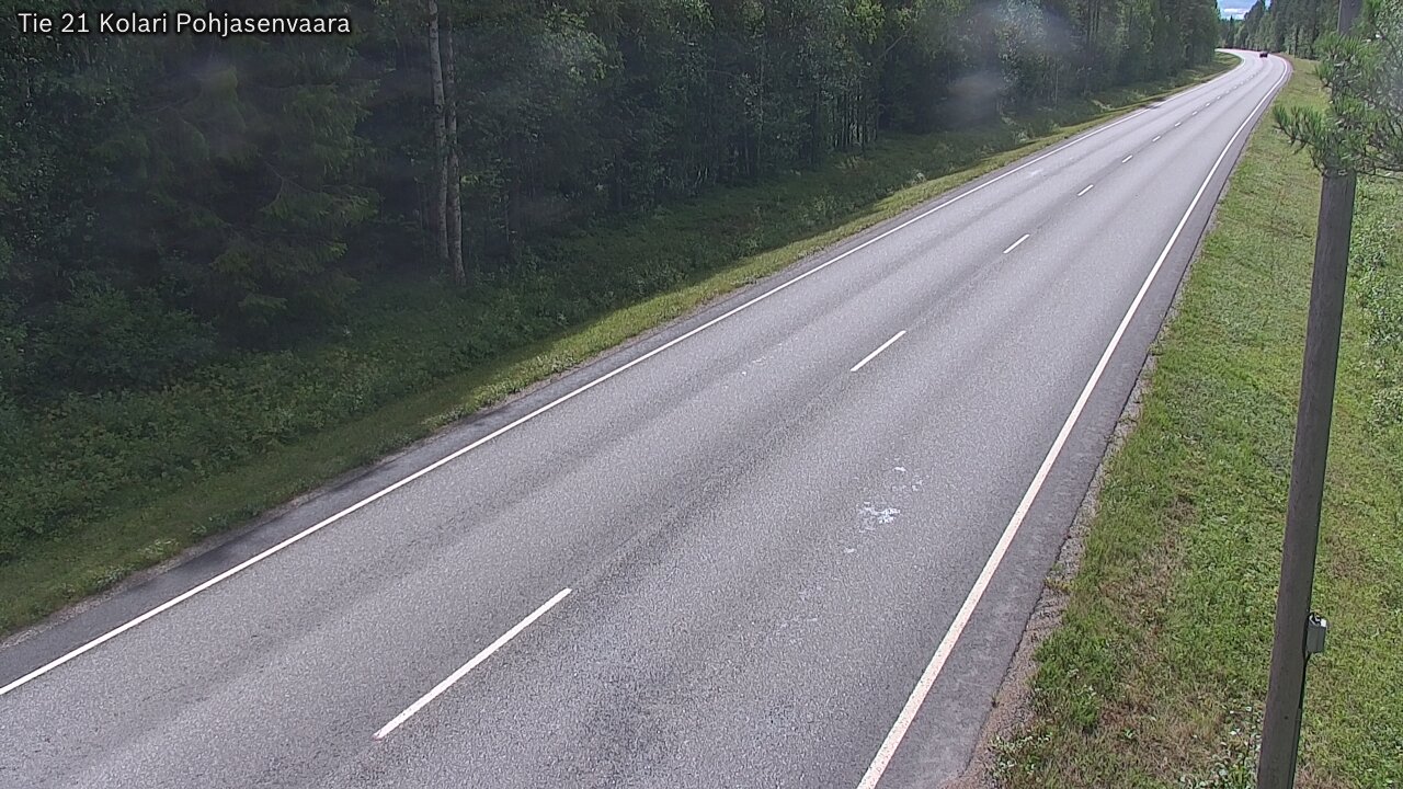 Weather Camera Image Väg 21 Kolari, Pohjasenvaara, Kolari, Lappi