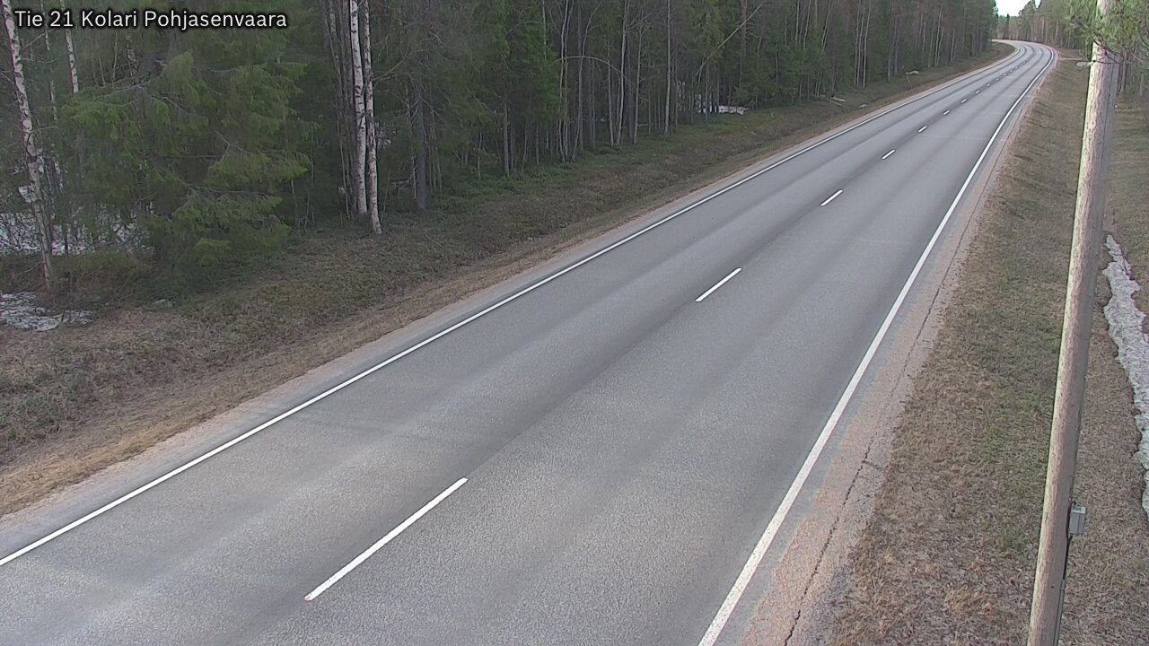 Weather Camera Image Road 21 Kolari, Pohjasenvaara, Kolari, Lappi