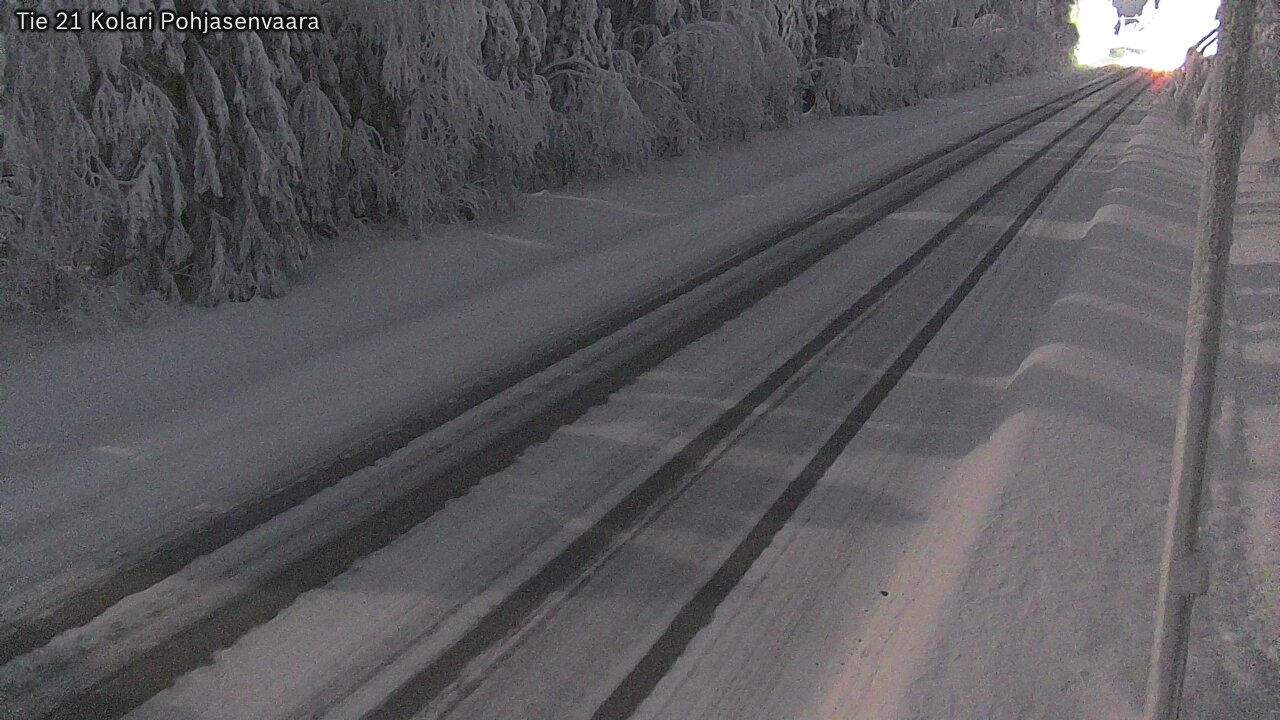 Weather Camera Image Road 21 Kolari, Pohjasenvaara, Kolari, Lappi