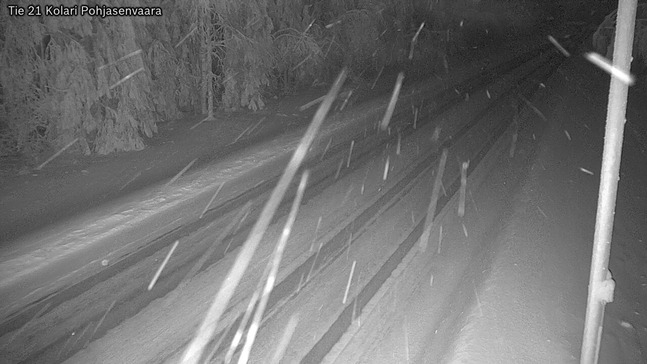 Weather Camera Image Väg 21 Kolari, Pohjasenvaara, Kolari, Lappi