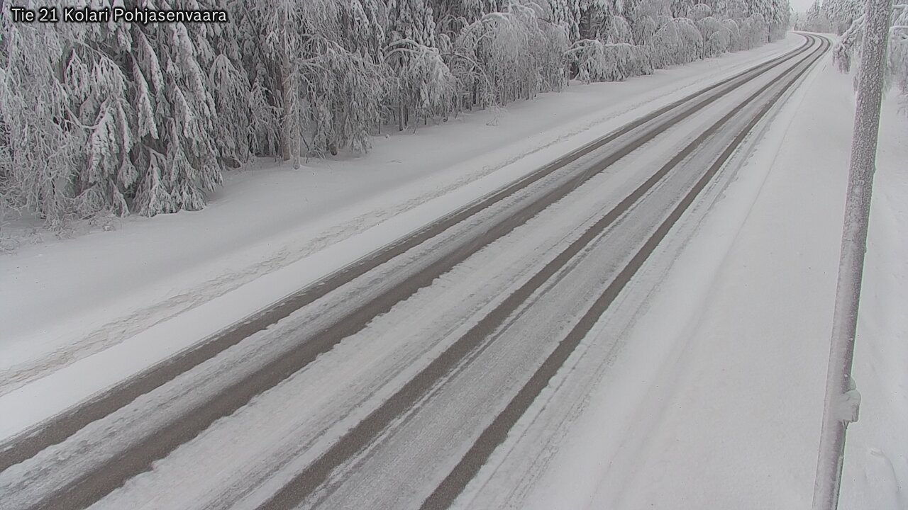 Weather Camera Image Väg 21 Kolari, Pohjasenvaara, Kolari, Lappi