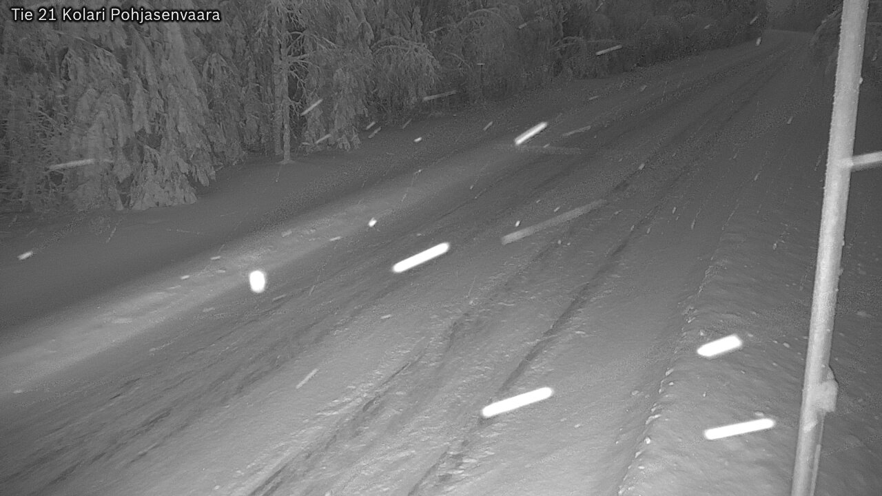 Weather Camera Image Väg 21 Kolari, Pohjasenvaara, Kolari, Lappi