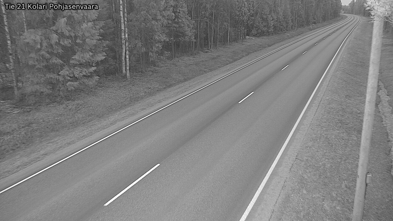 Weather Camera Image Väg 21 Kolari, Pohjasenvaara, Kolari, Lappi