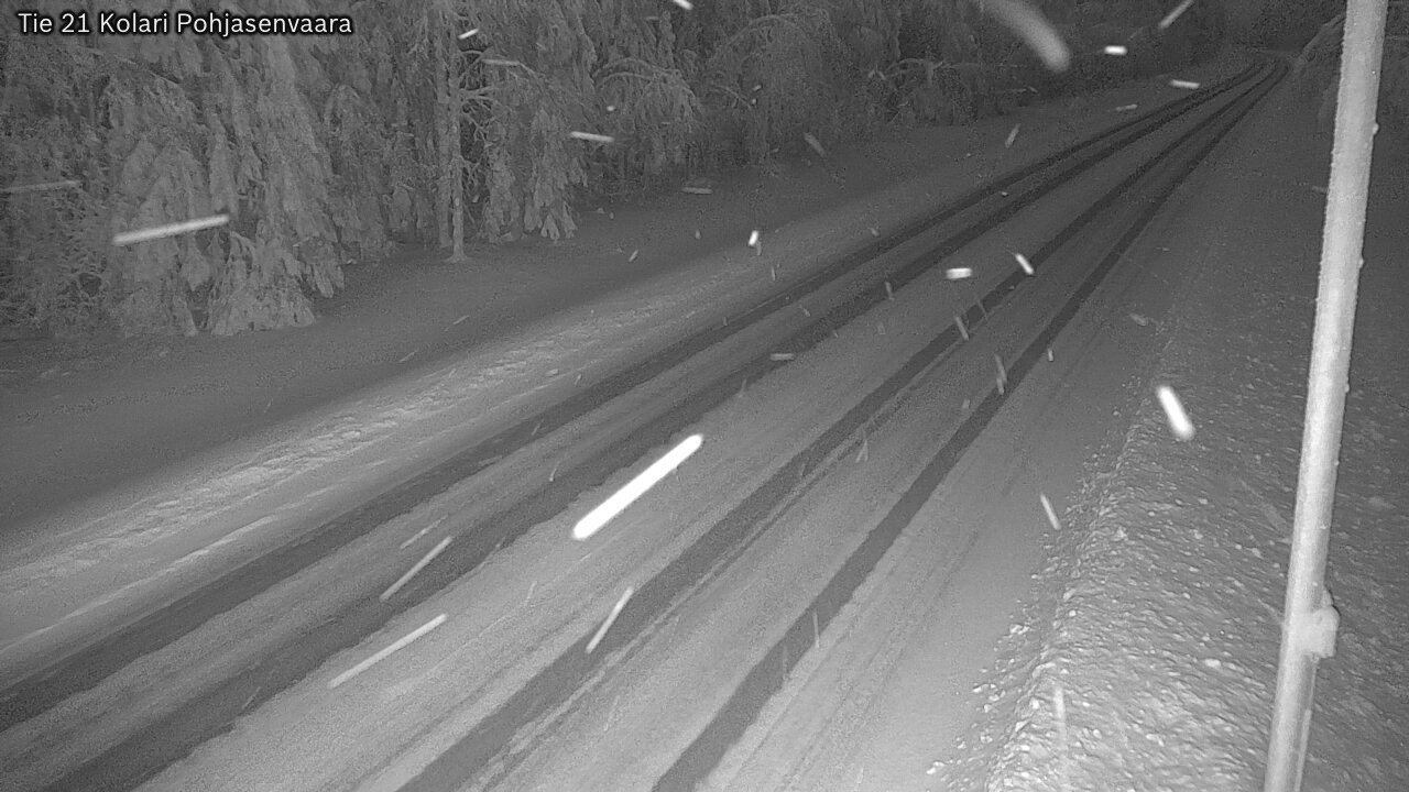Weather Camera Image Väg 21 Kolari, Pohjasenvaara, Kolari, Lappi