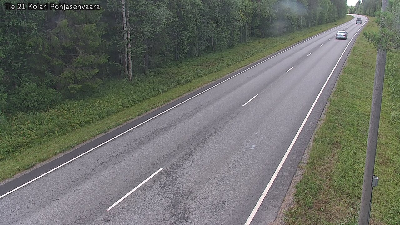 Weather Camera Image Väg 21 Kolari, Pohjasenvaara, Kolari, Lappi