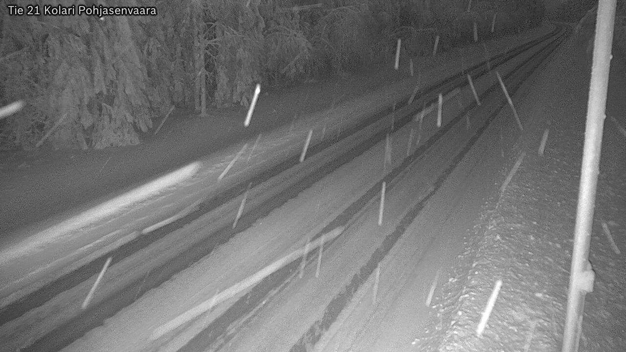 Weather Camera Image Väg 21 Kolari, Pohjasenvaara, Kolari, Lappi
