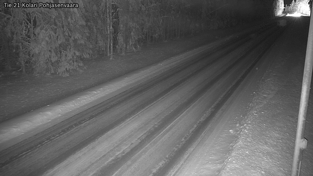Weather Camera Image Väg 21 Kolari, Pohjasenvaara, Kolari, Lappi