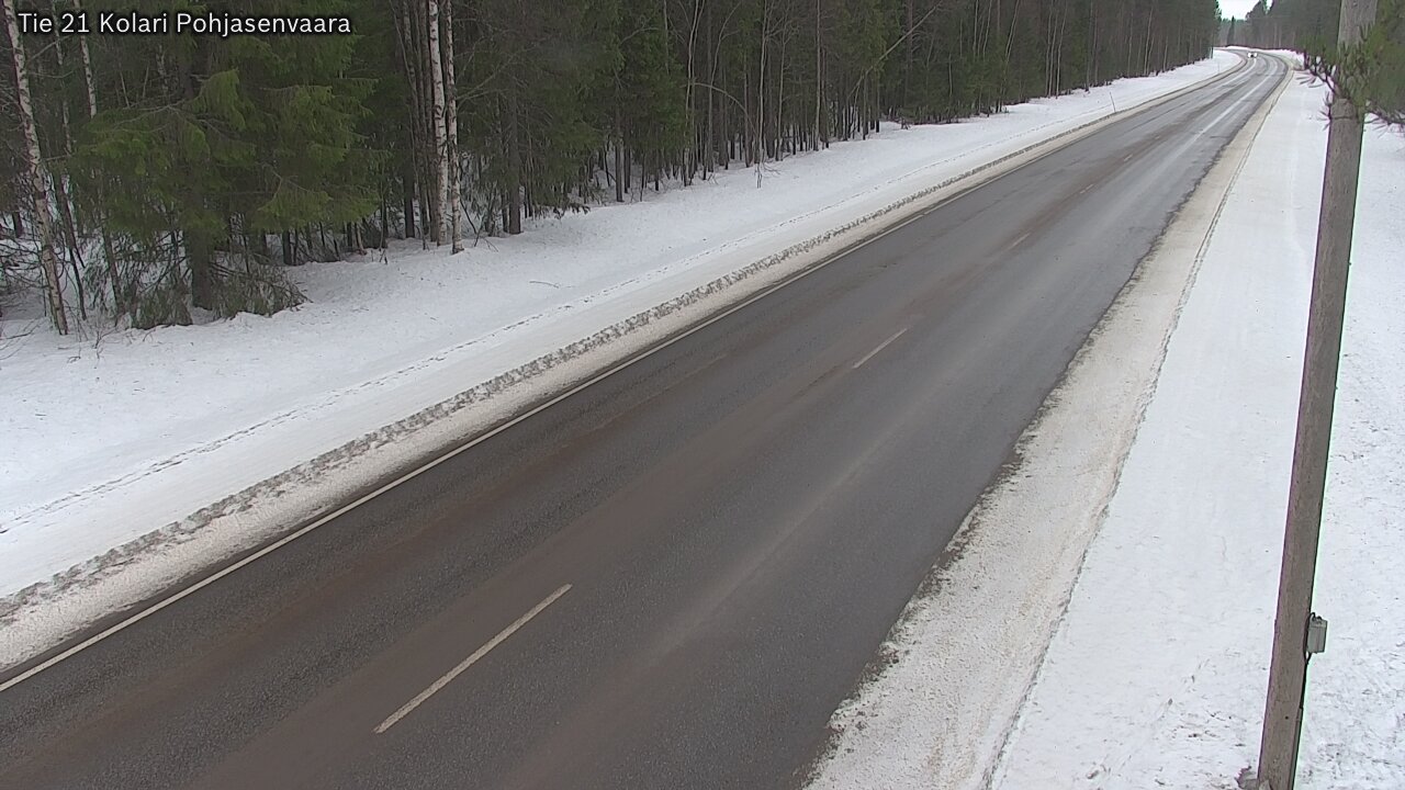 Weather Camera Image Road 21 Kolari, Pohjasenvaara, Kolari, Lappi
