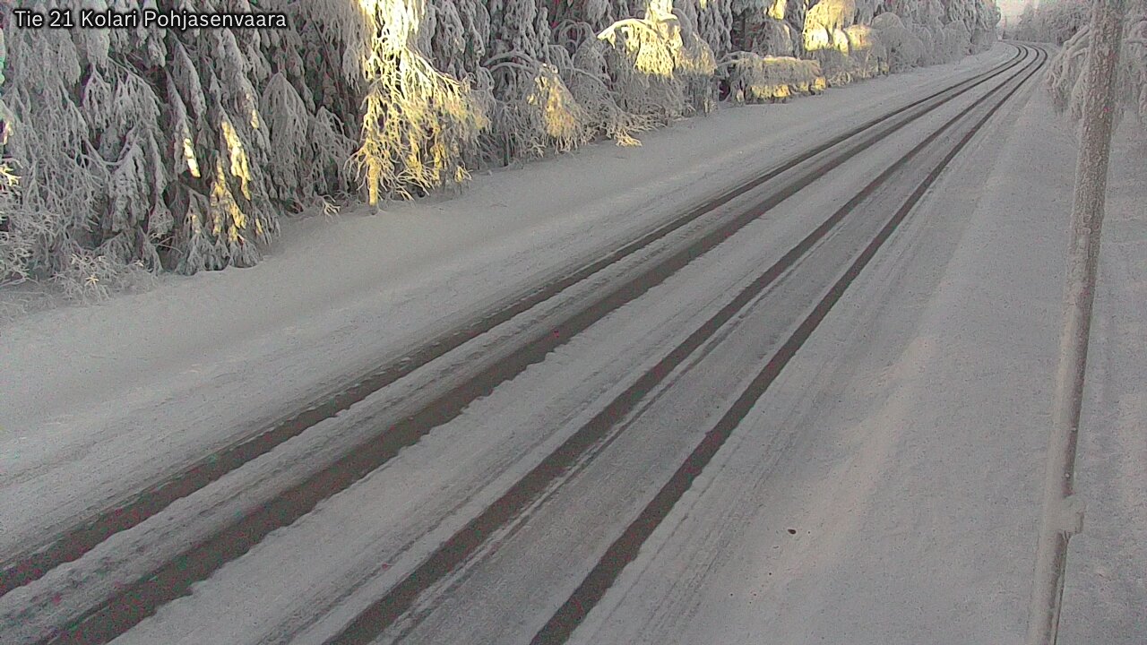 Weather Camera Image Road 21 Kolari, Pohjasenvaara, Kolari, Lappi