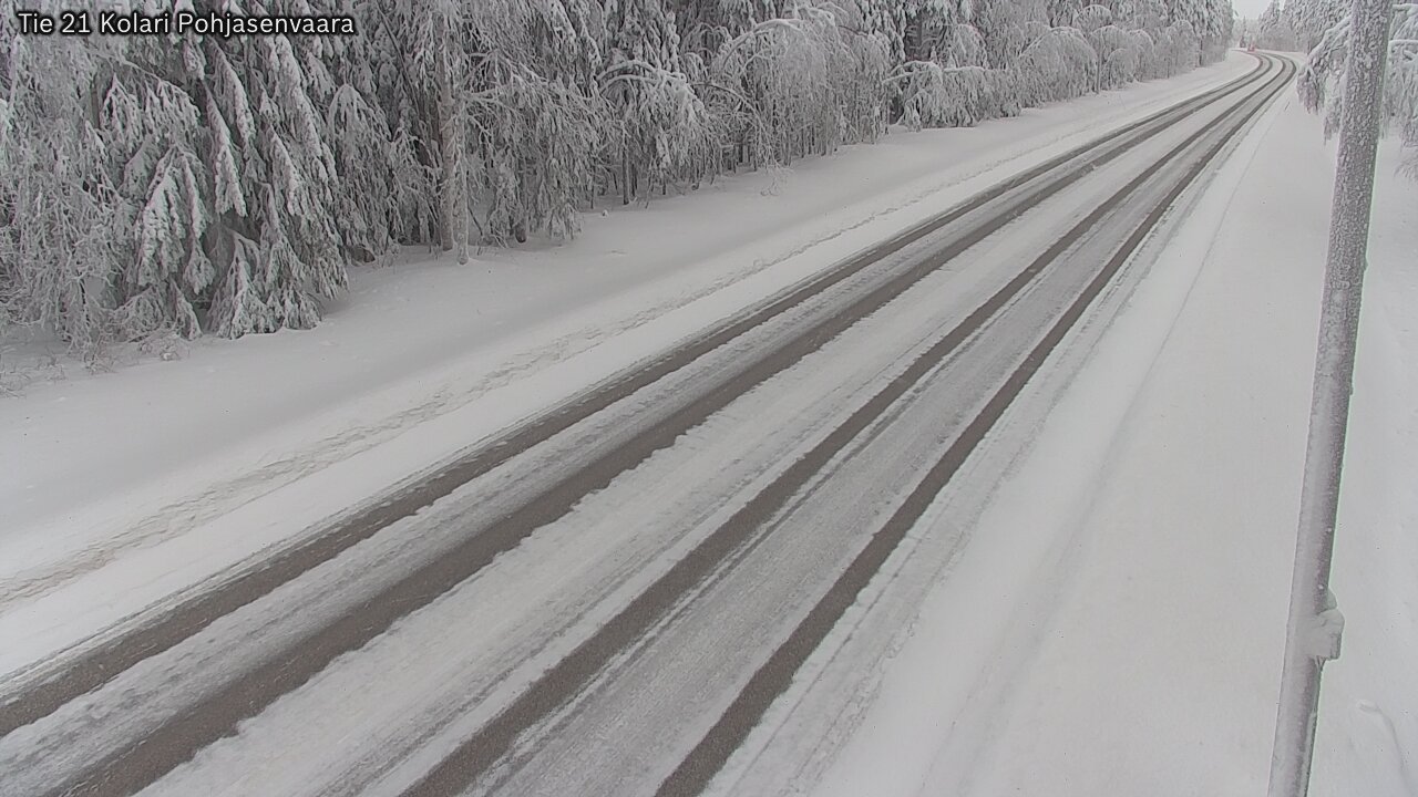 Weather Camera Image Väg 21 Kolari, Pohjasenvaara, Kolari, Lappi