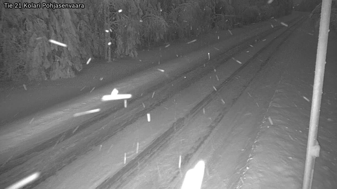 Weather Camera Image Väg 21 Kolari, Pohjasenvaara, Kolari, Lappi