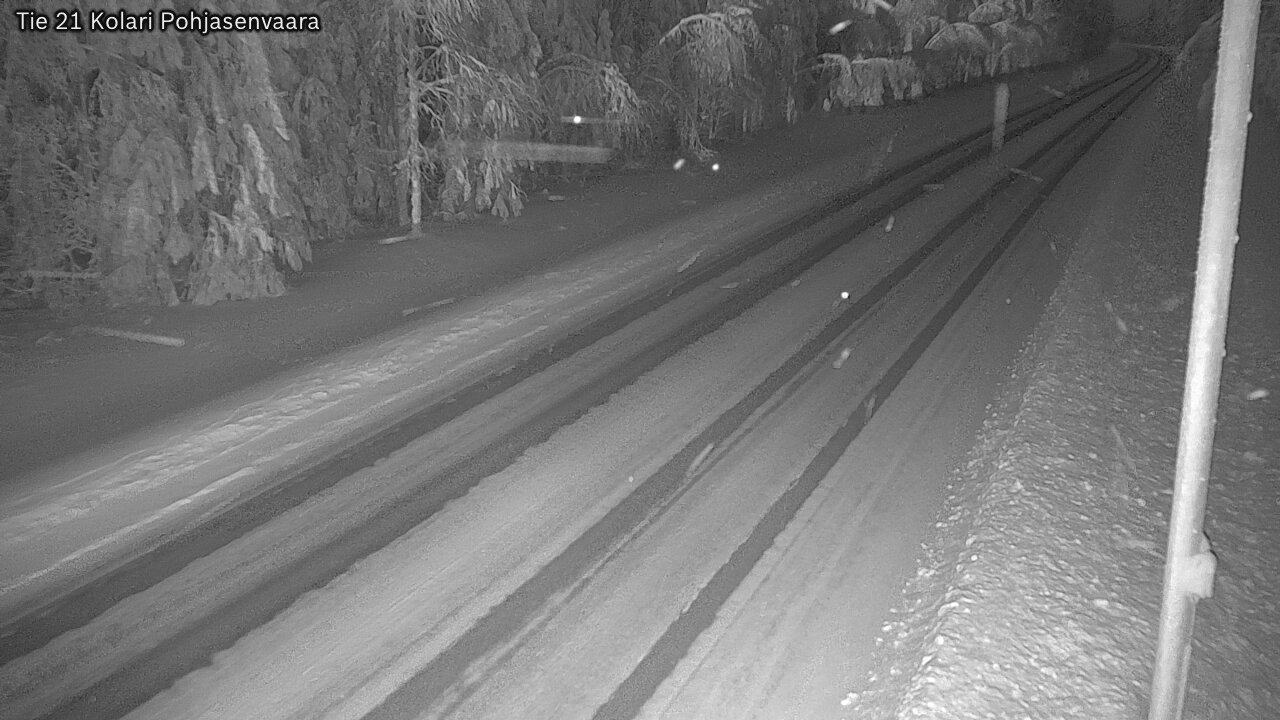 Weather Camera Image Väg 21 Kolari, Pohjasenvaara, Kolari, Lappi