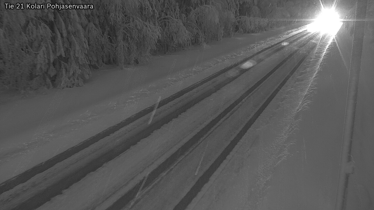 Weather Camera Image Väg 21 Kolari, Pohjasenvaara, Kolari, Lappi
