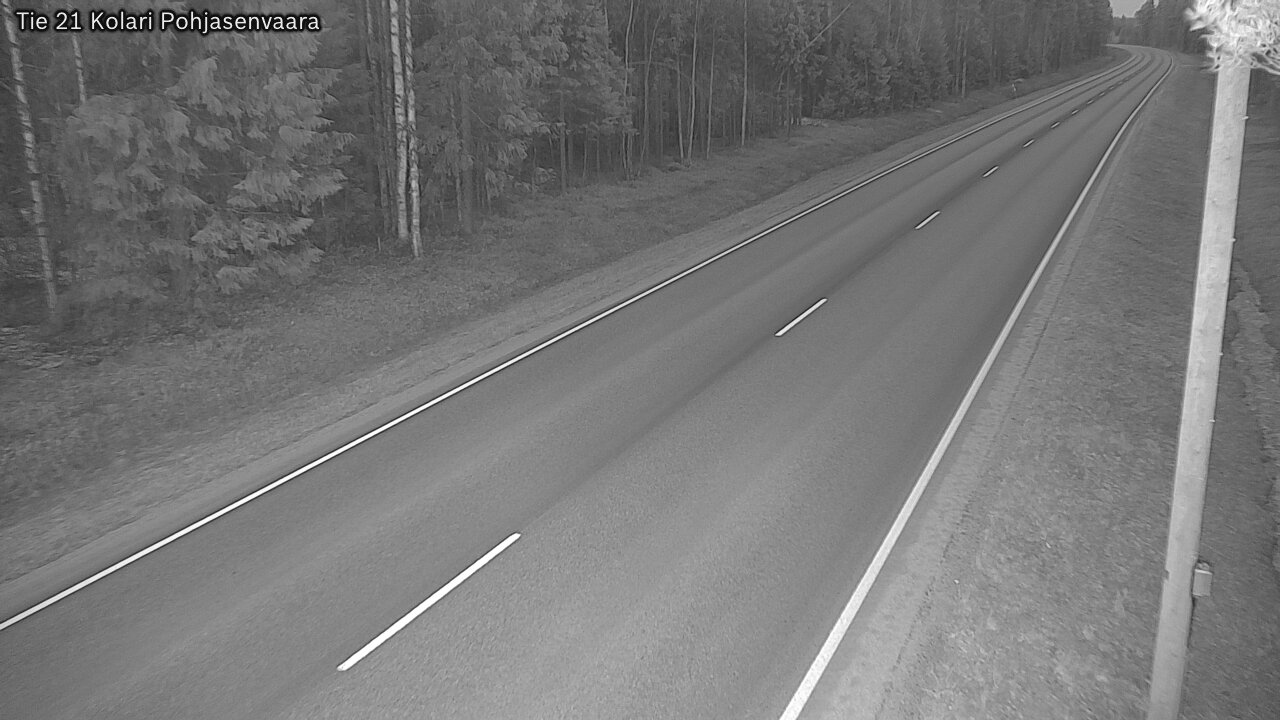 Weather Camera Image Väg 21 Kolari, Pohjasenvaara, Kolari, Lappi