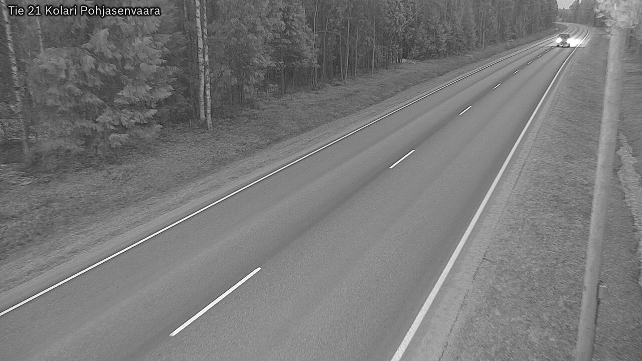 Weather Camera Image Väg 21 Kolari, Pohjasenvaara, Kolari, Lappi