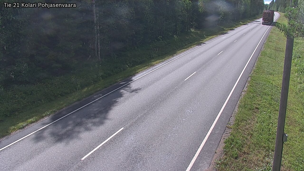 Weather Camera Image Väg 21 Kolari, Pohjasenvaara, Kolari, Lappi