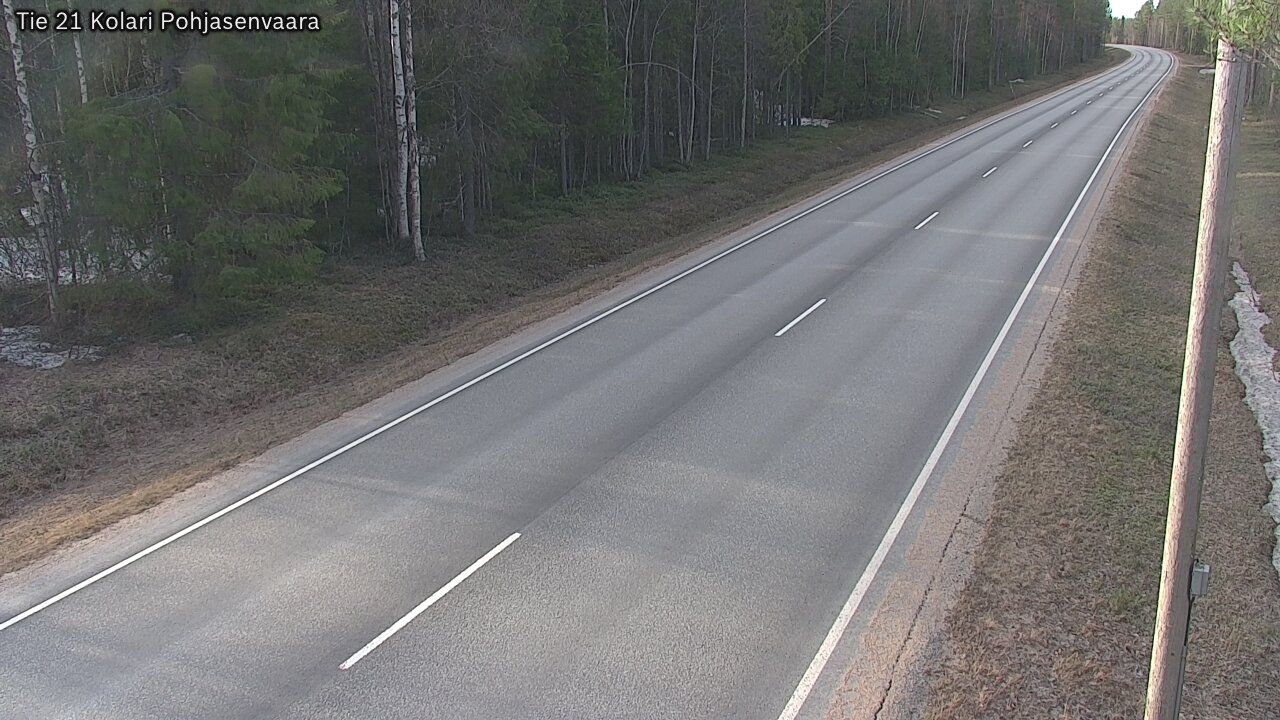 Weather Camera Image Road 21 Kolari, Pohjasenvaara, Kolari, Lappi