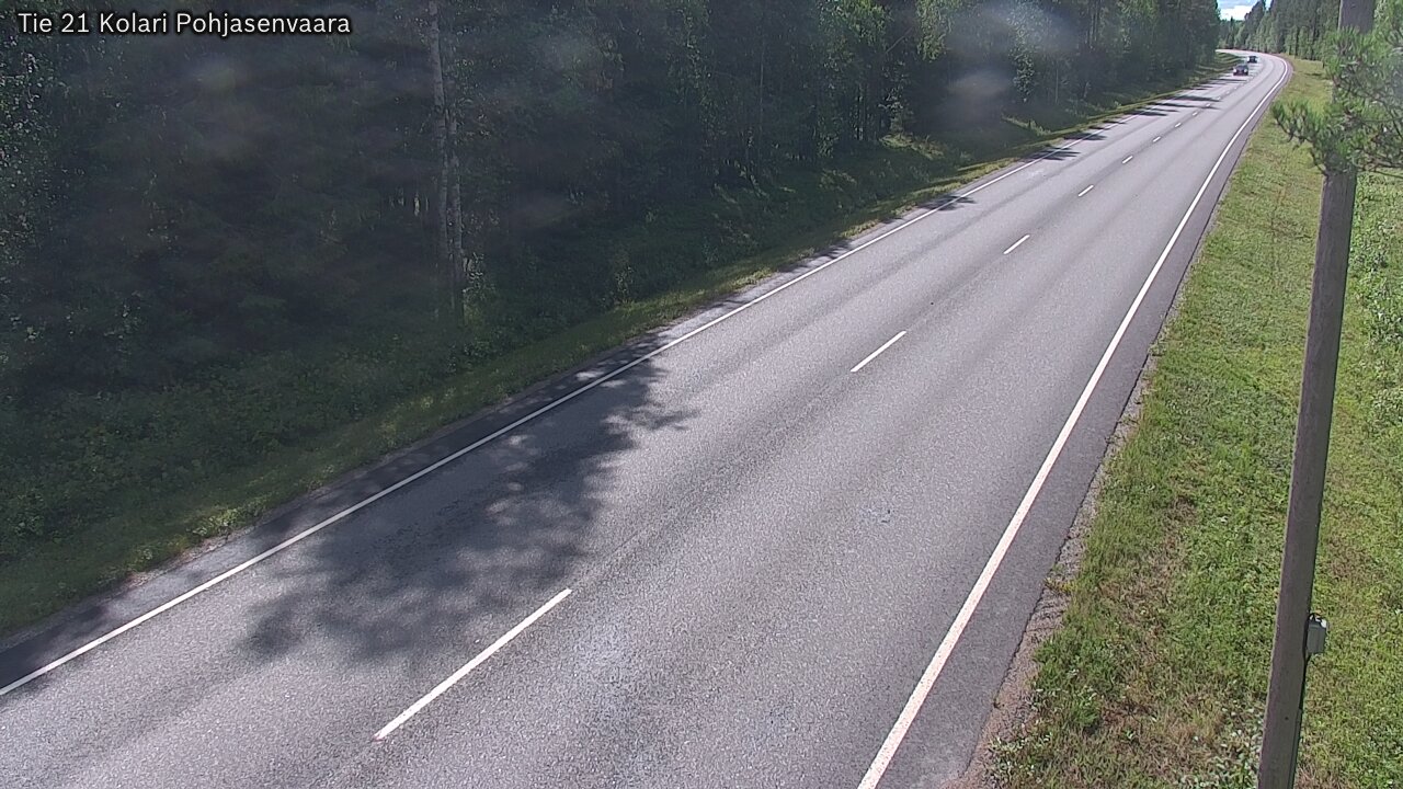 Weather Camera Image Väg 21 Kolari, Pohjasenvaara, Kolari, Lappi
