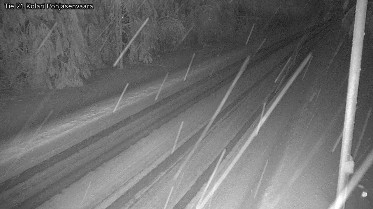 Weather Camera Image Väg 21 Kolari, Pohjasenvaara, Kolari, Lappi