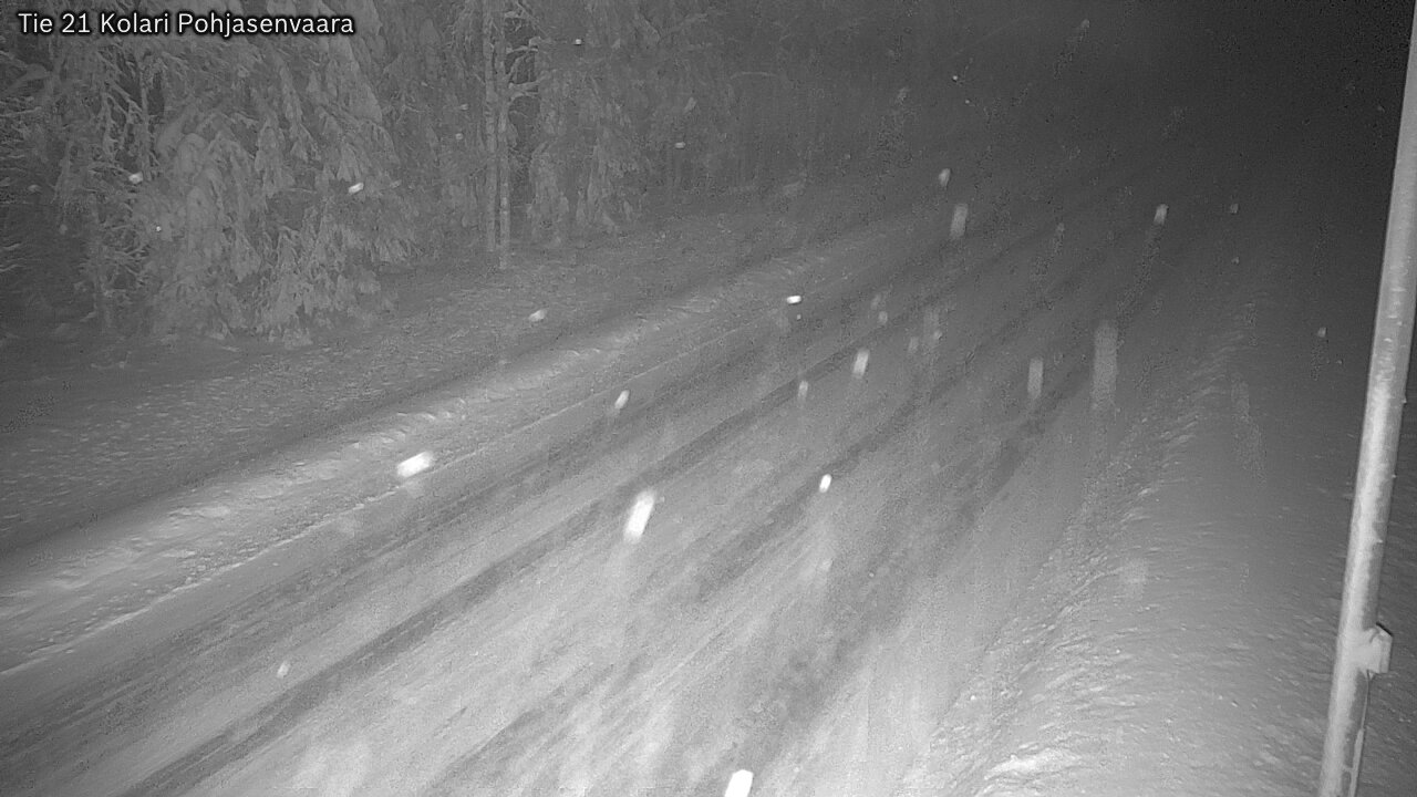 Weather Camera Image Road 21 Kolari, Pohjasenvaara, Kolari, Lappi