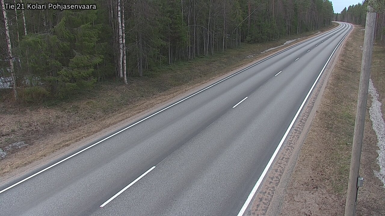 Weather Camera Image Road 21 Kolari, Pohjasenvaara, Kolari, Lappi