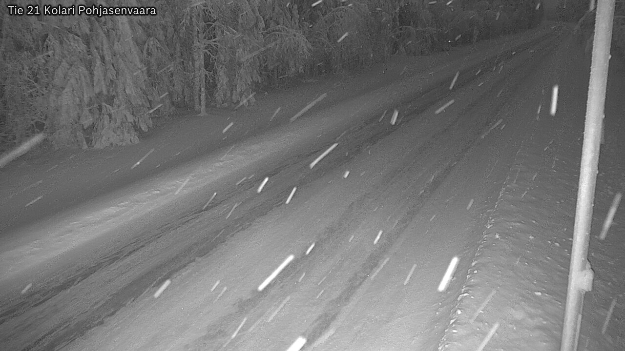 Weather Camera Image Väg 21 Kolari, Pohjasenvaara, Kolari, Lappi