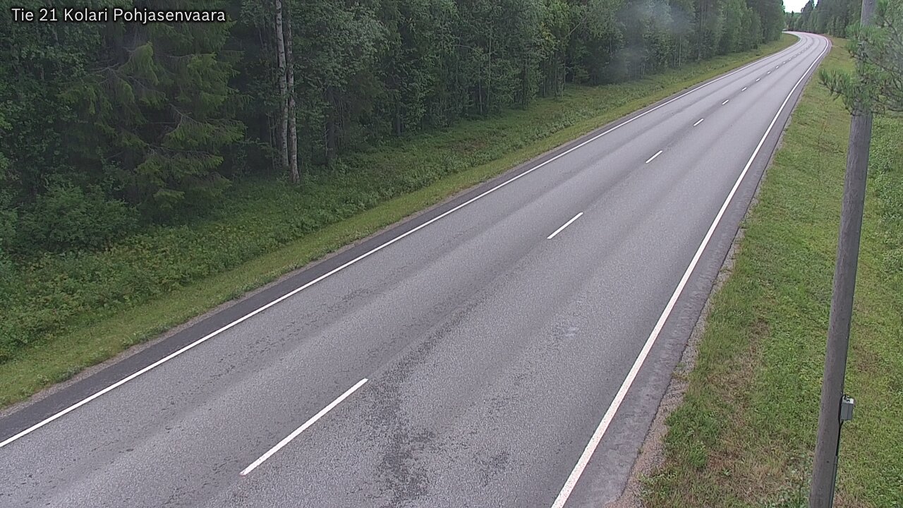 Weather Camera Image Väg 21 Kolari, Pohjasenvaara, Kolari, Lappi