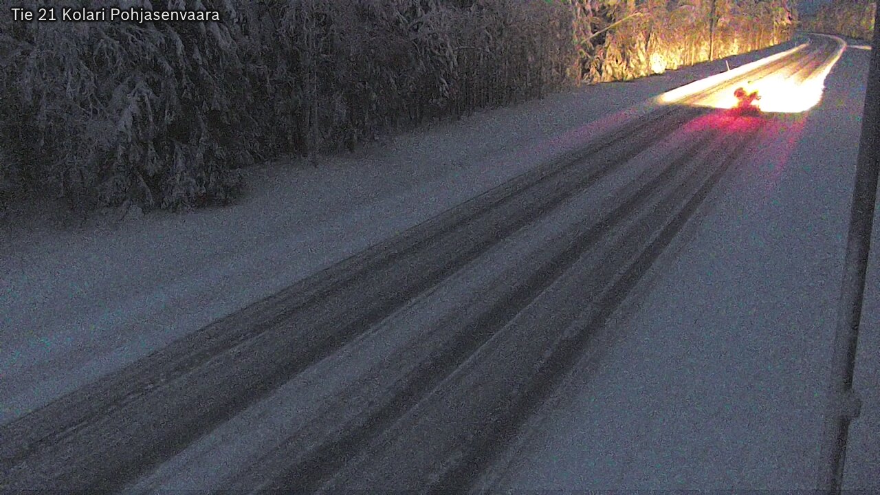 Weather Camera Image Väg 21 Kolari, Pohjasenvaara, Kolari, Lappi