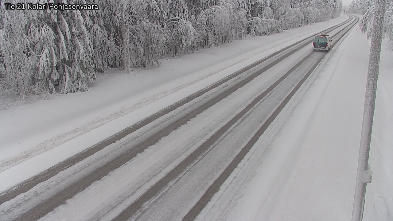 Weather Camera Image Väg 21 Kolari, Pohjasenvaara, Kolari, Lappi