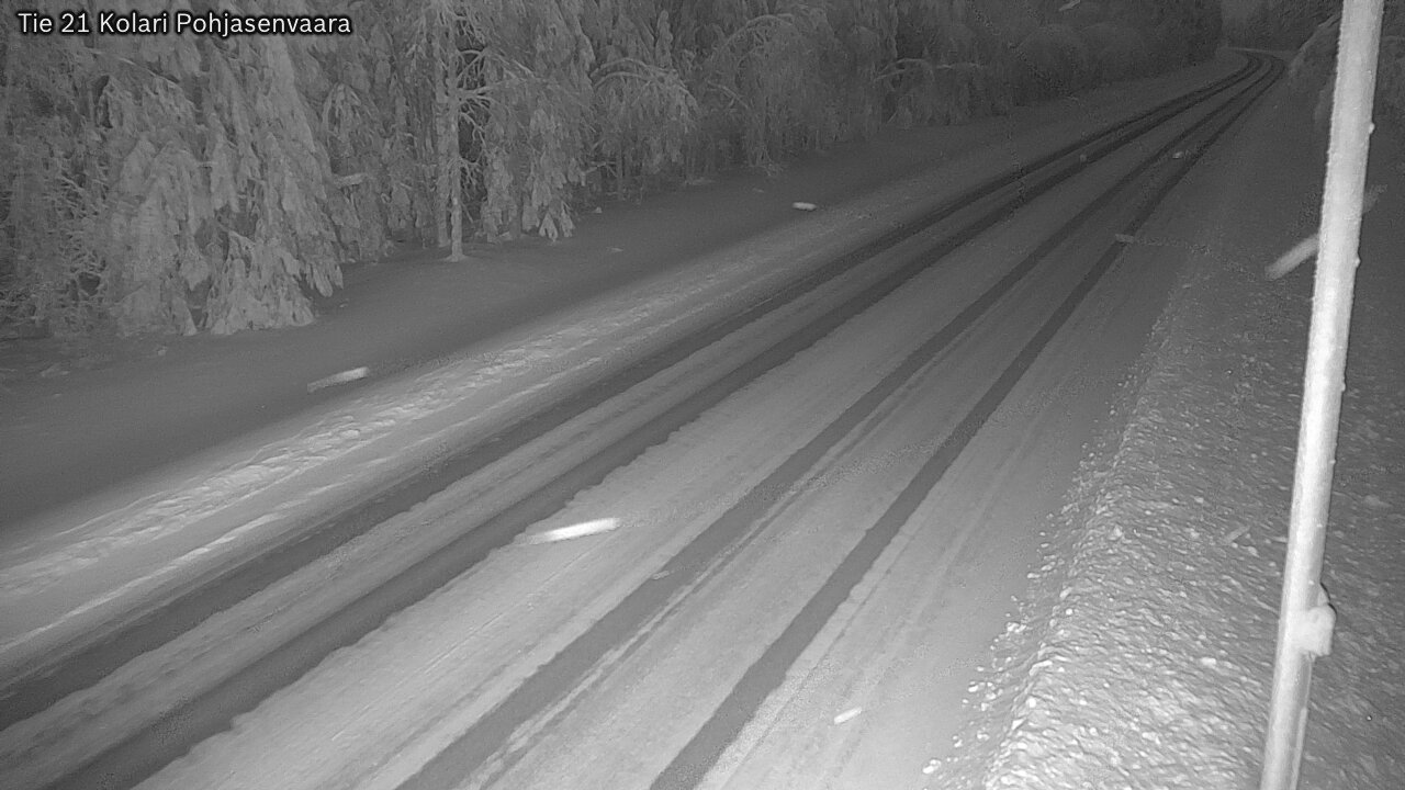 Weather Camera Image Väg 21 Kolari, Pohjasenvaara, Kolari, Lappi