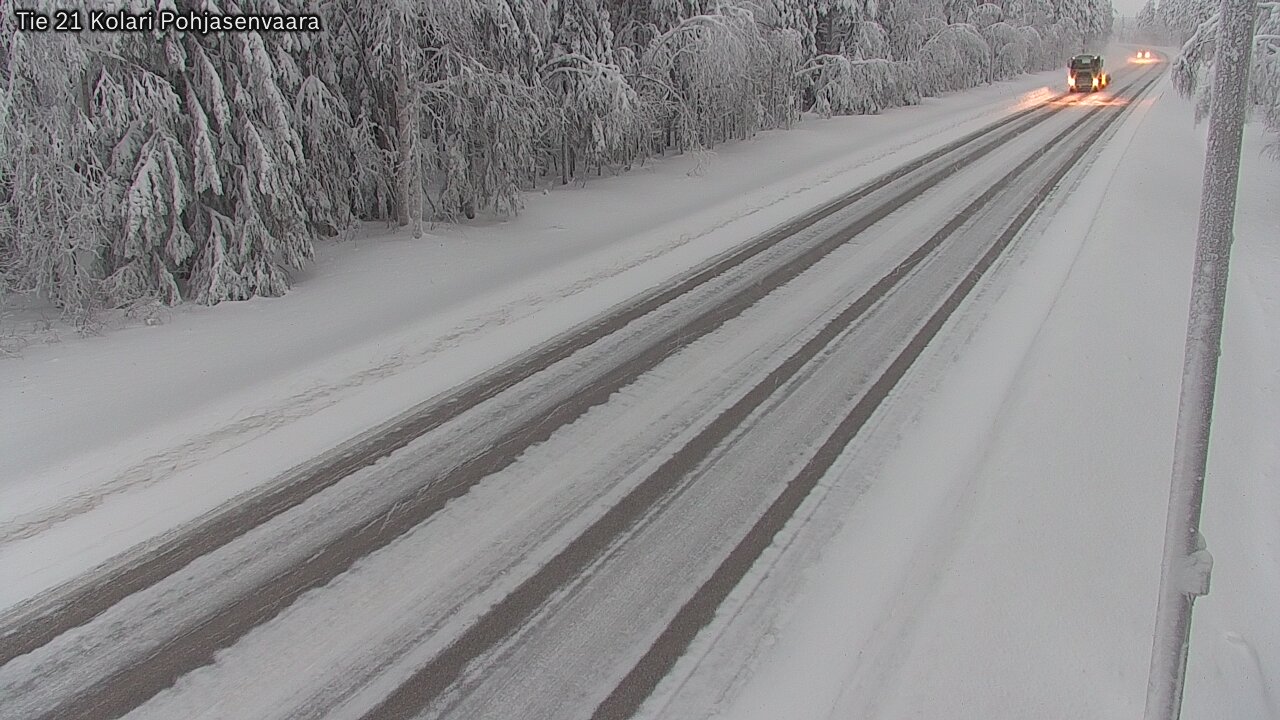 Weather Camera Image Väg 21 Kolari, Pohjasenvaara, Kolari, Lappi
