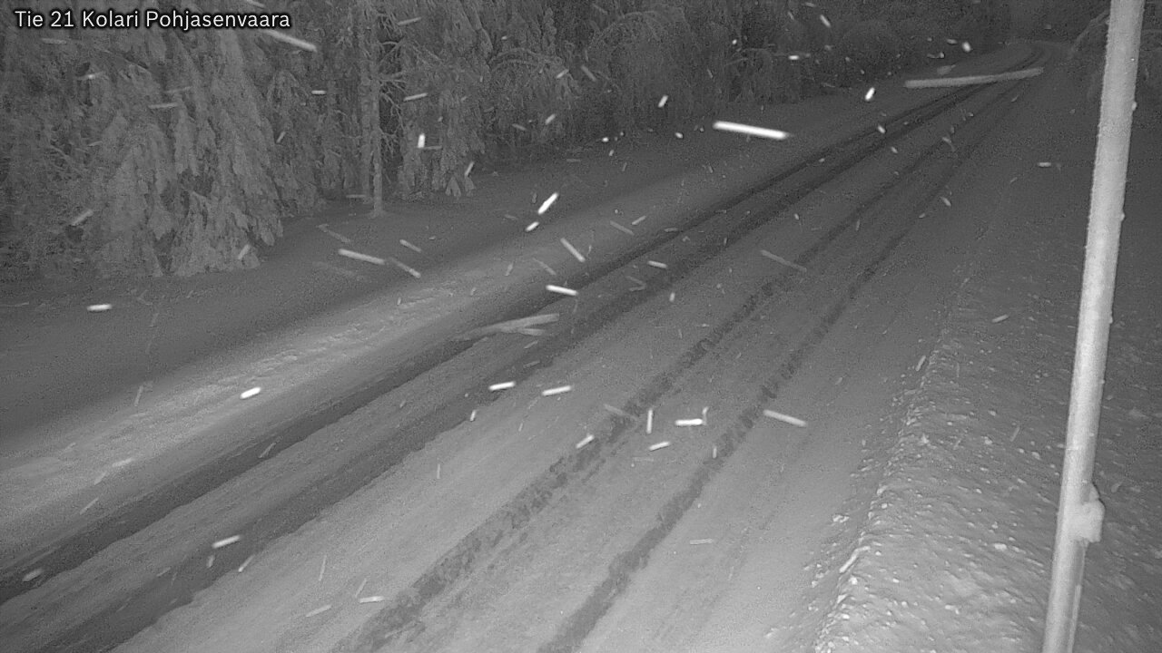 Weather Camera Image Väg 21 Kolari, Pohjasenvaara, Kolari, Lappi