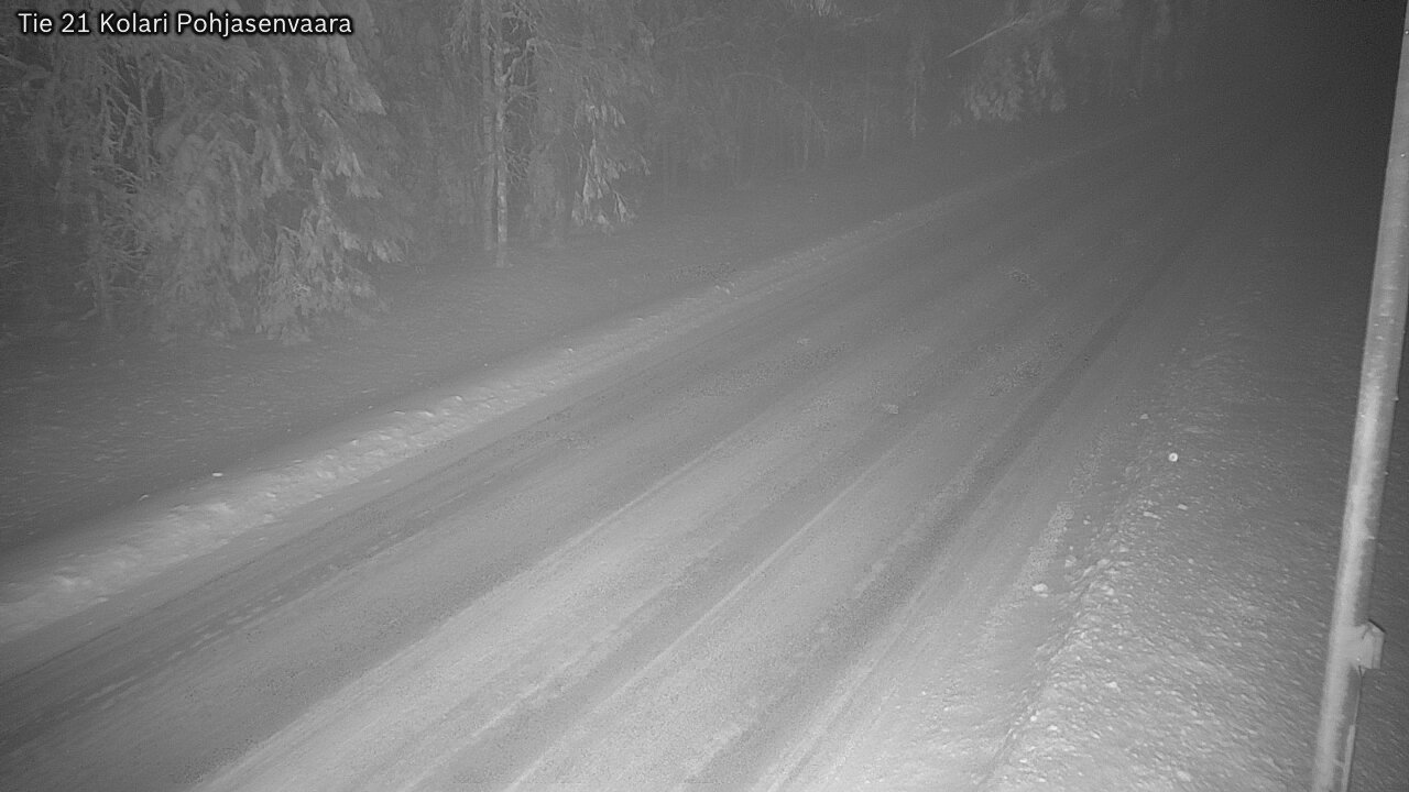 Weather Camera Image Väg 21 Kolari, Pohjasenvaara, Kolari, Lappi
