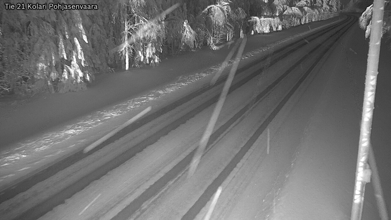 Weather Camera Image Väg 21 Kolari, Pohjasenvaara, Kolari, Lappi