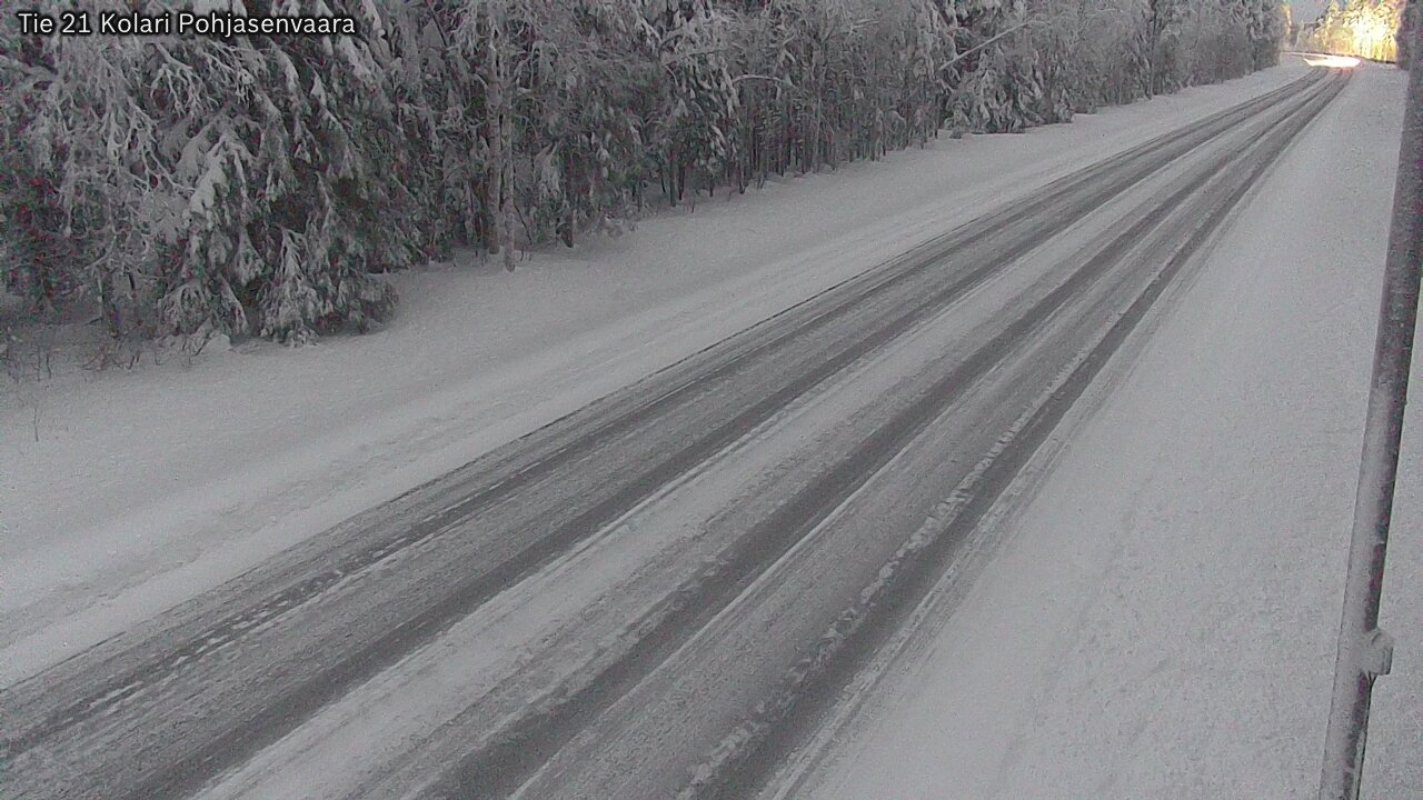 Weather Camera Image Väg 21 Kolari, Pohjasenvaara, Kolari, Lappi
