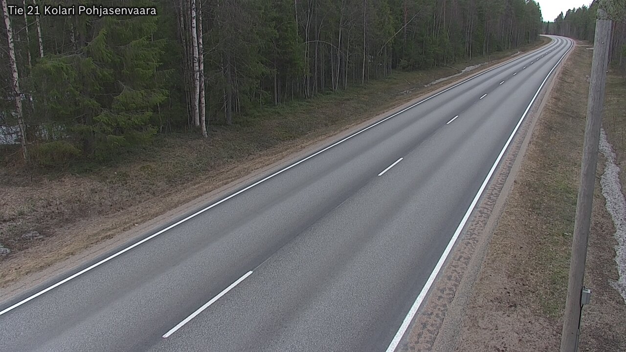 Weather Camera Image Road 21 Kolari, Pohjasenvaara, Kolari, Lappi