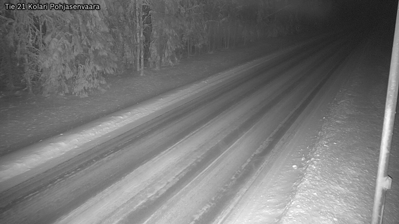 Weather Camera Image Väg 21 Kolari, Pohjasenvaara, Kolari, Lappi