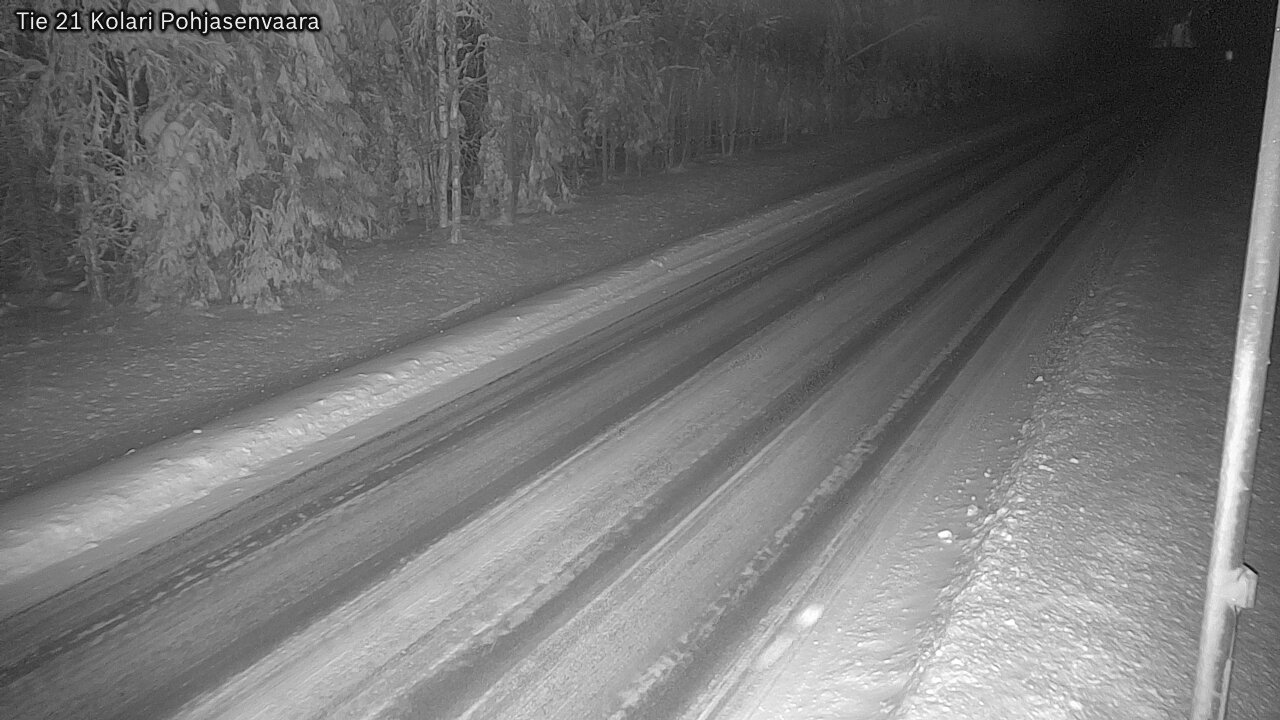 Weather Camera Image Väg 21 Kolari, Pohjasenvaara, Kolari, Lappi