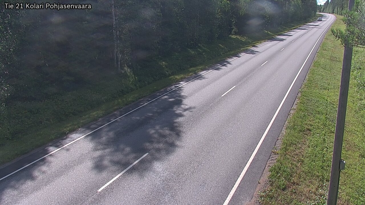 Weather Camera Image Väg 21 Kolari, Pohjasenvaara, Kolari, Lappi