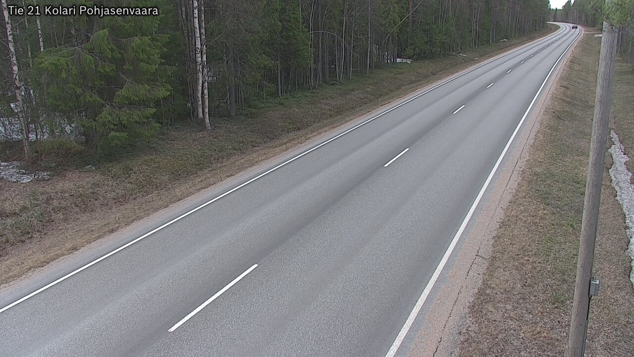 Weather Camera Image Väg 21 Kolari, Pohjasenvaara, Kolari, Lappi