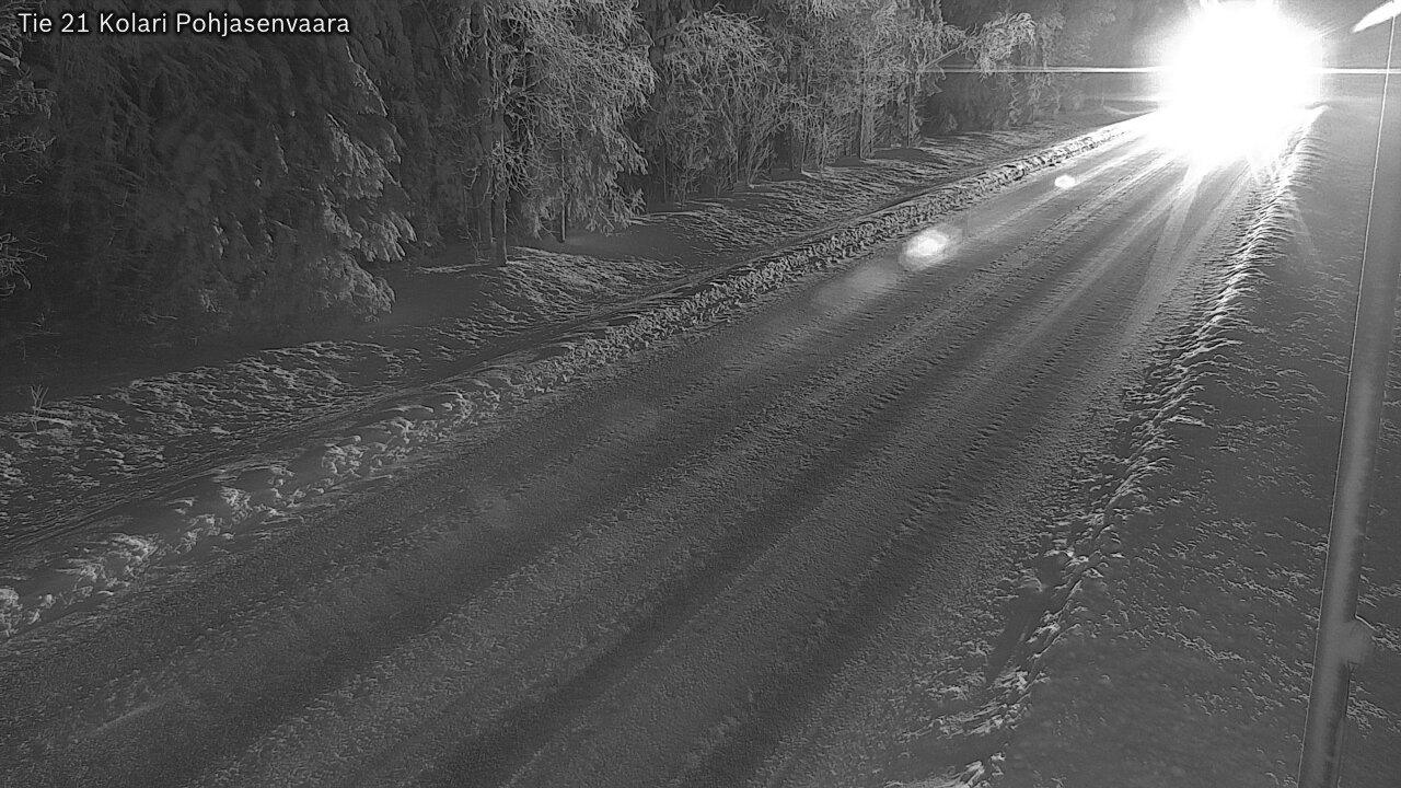 Weather Camera Image Väg 21 Kolari, Pohjasenvaara, Kolari, Lappi
