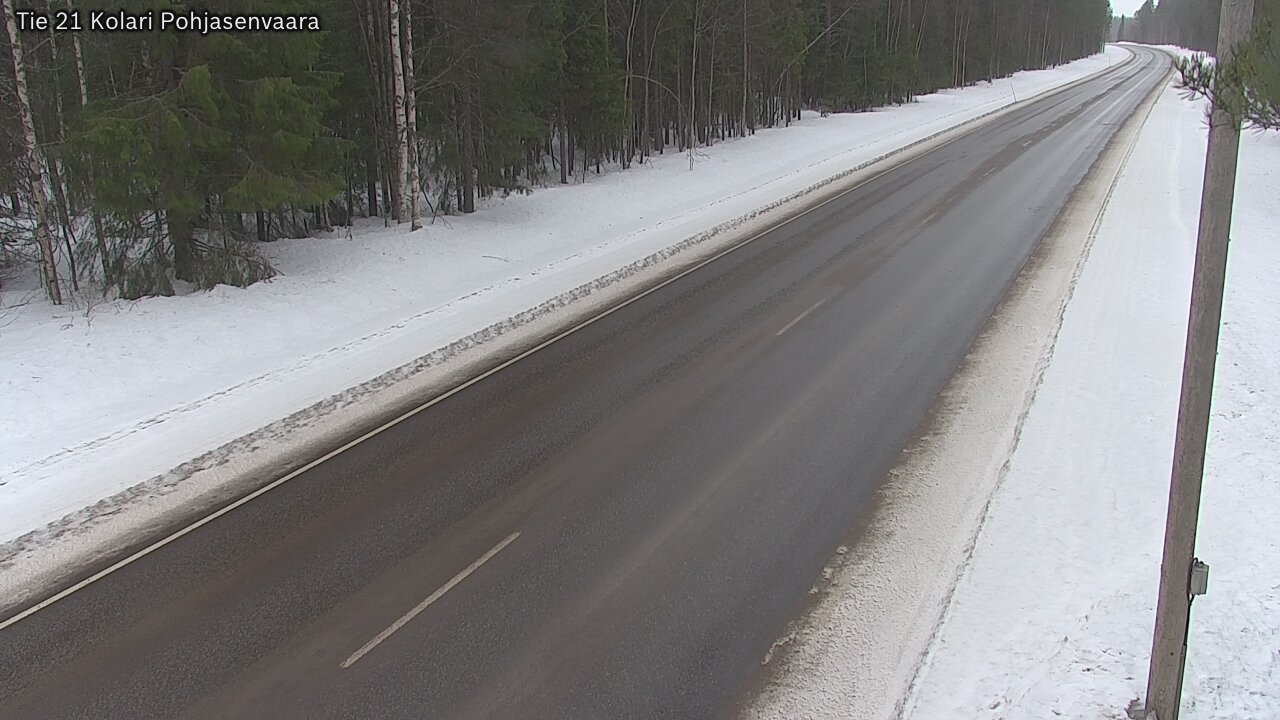 Weather Camera Image Road 21 Kolari, Pohjasenvaara, Kolari, Lappi