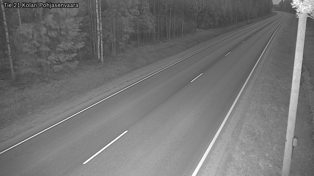 Weather Camera Image Väg 21 Kolari, Pohjasenvaara, Kolari, Lappi