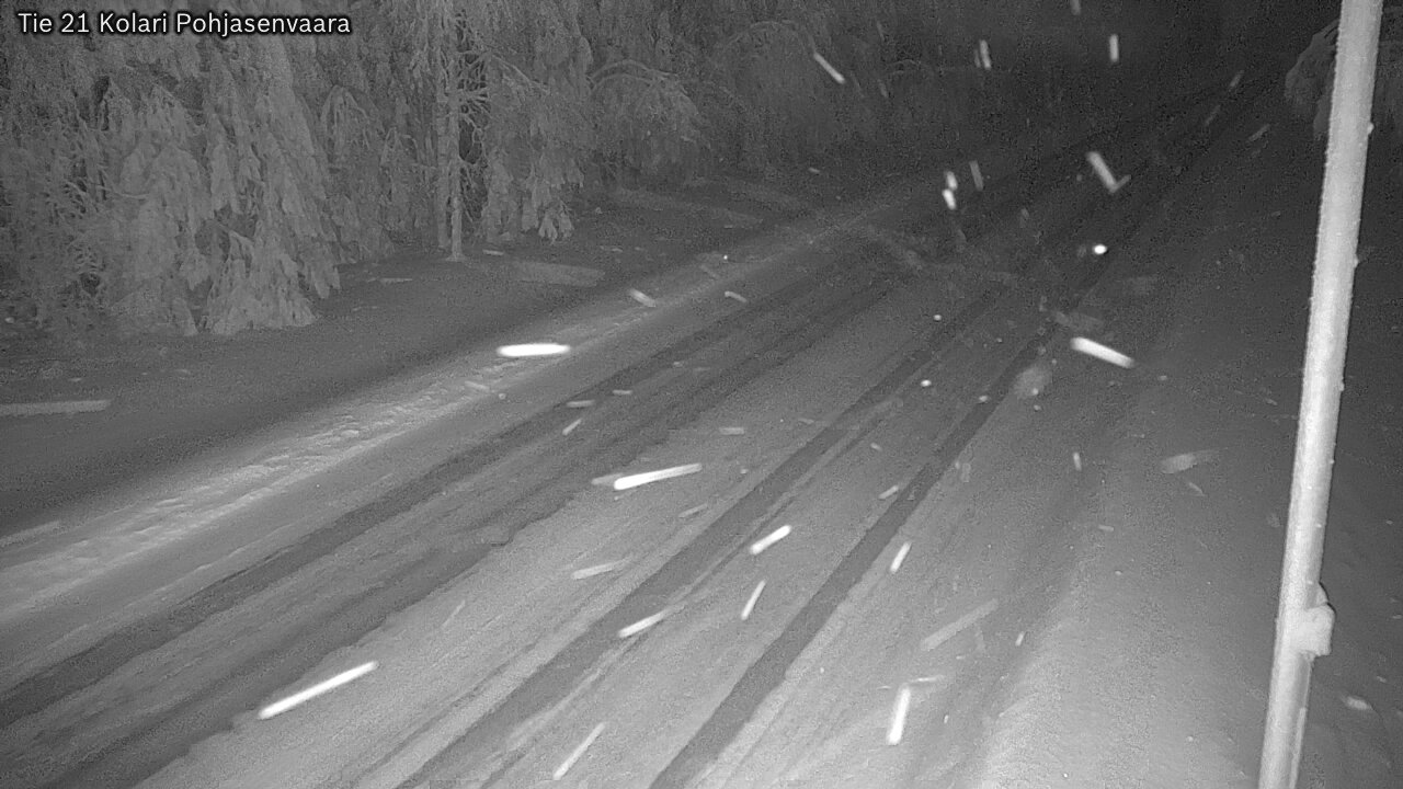 Weather Camera Image Väg 21 Kolari, Pohjasenvaara, Kolari, Lappi