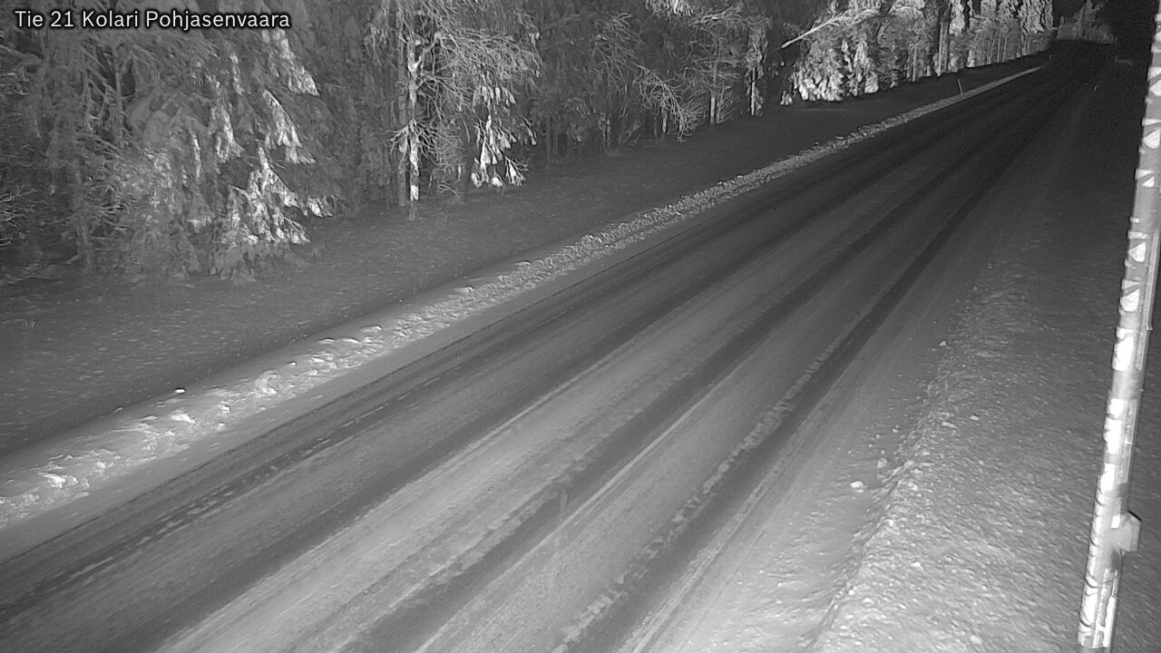 Weather Camera Image Väg 21 Kolari, Pohjasenvaara, Kolari, Lappi