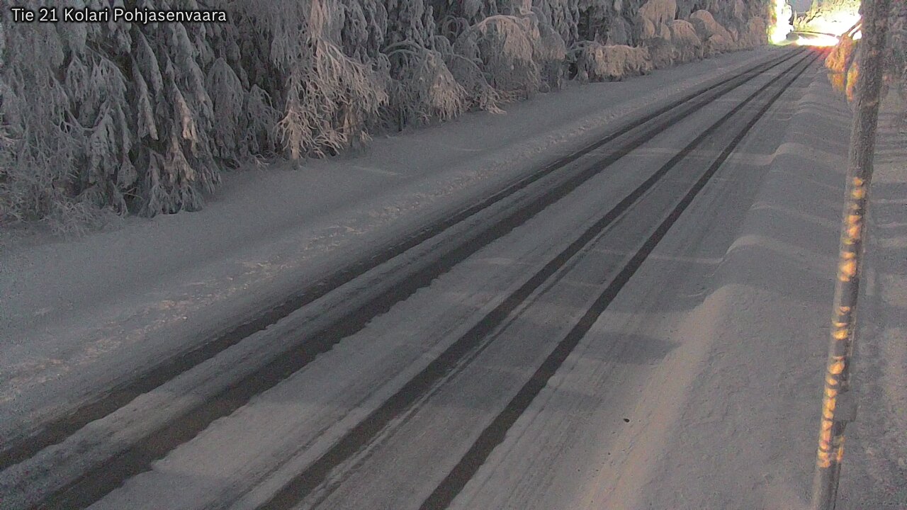 Weather Camera Image Road 21 Kolari, Pohjasenvaara, Kolari, Lappi
