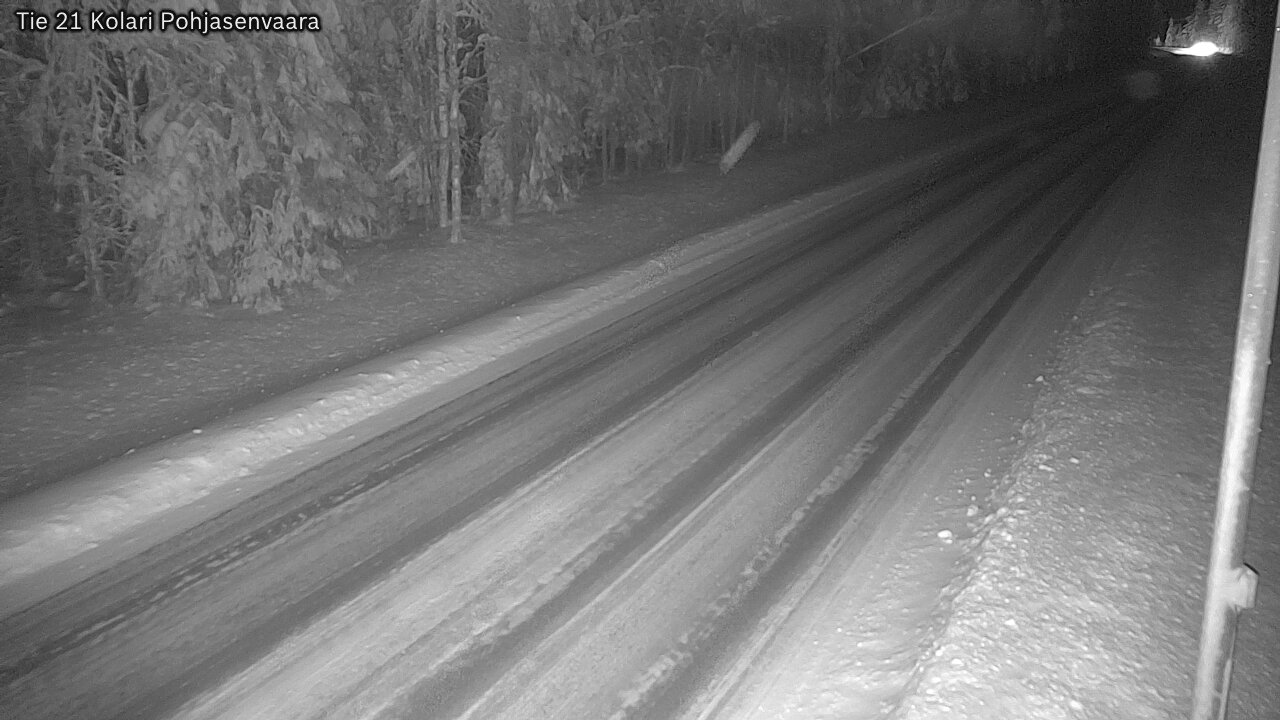 Weather Camera Image Väg 21 Kolari, Pohjasenvaara, Kolari, Lappi