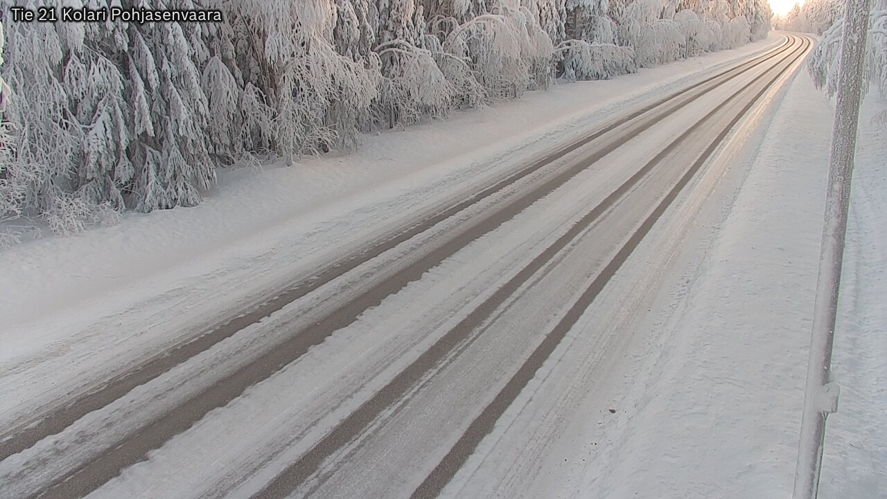 Weather Camera Image Road 21 Kolari, Pohjasenvaara, Kolari, Lappi