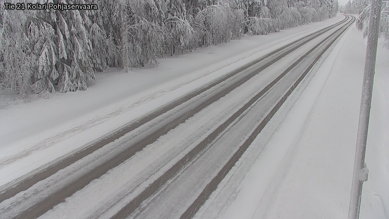 Weather Camera Image Väg 21 Kolari, Pohjasenvaara, Kolari, Lappi